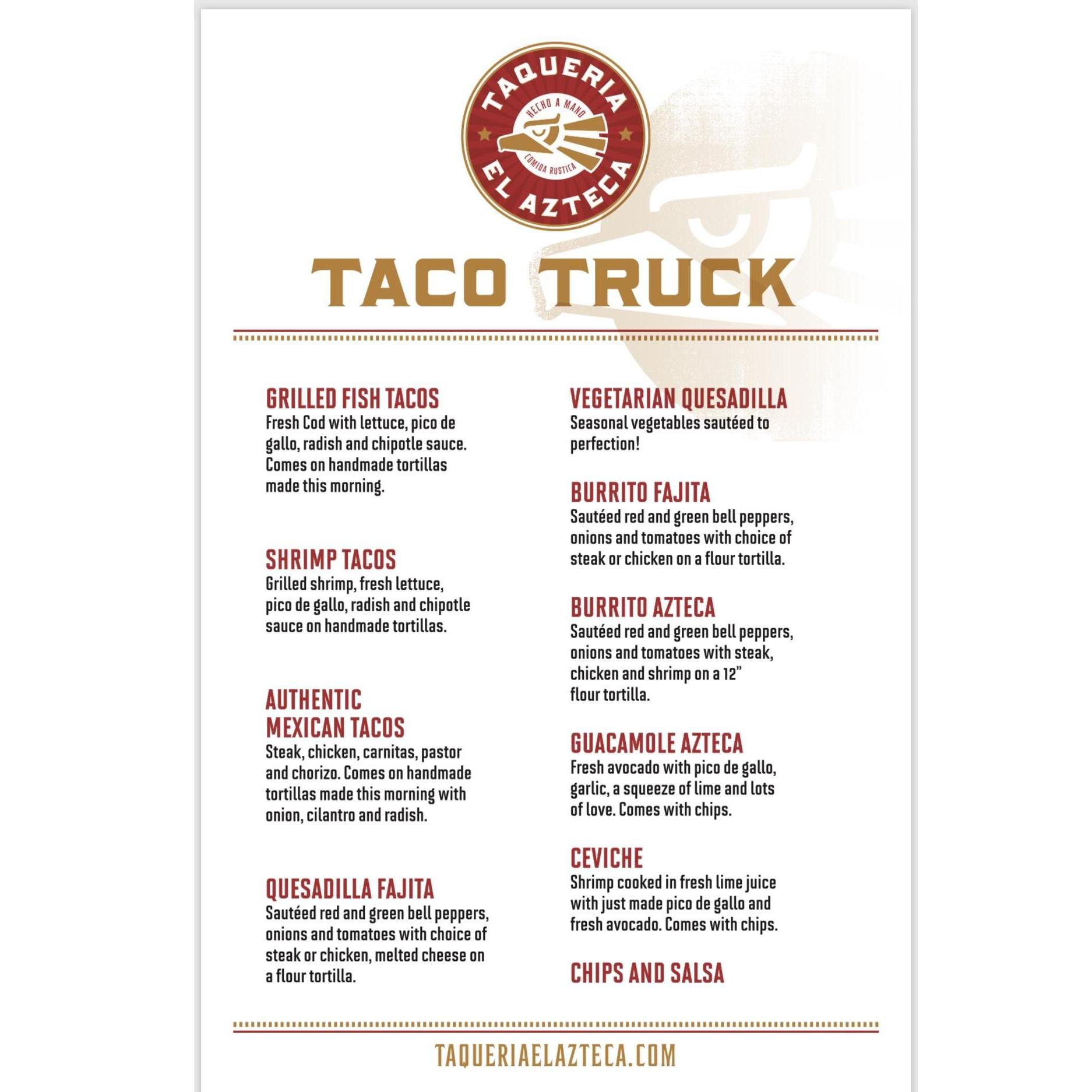 Our food menu for the wedding!!