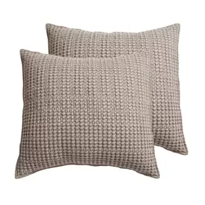 Levtex Home Mills Waffle European Pillow Sham (Set of 2)