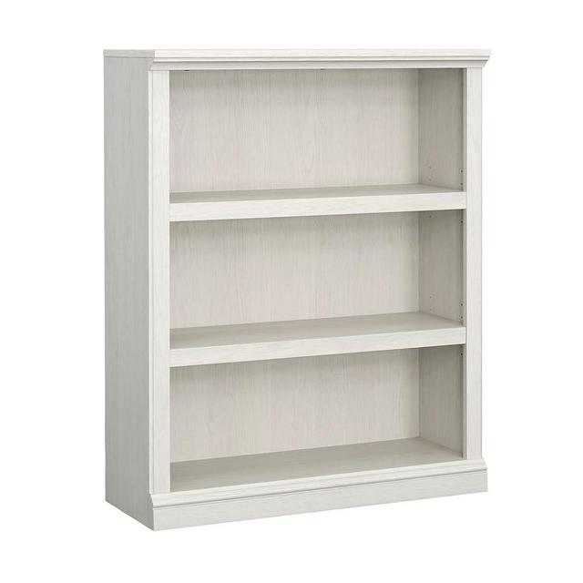 Sauder 3 Tier Book Shelf Wooden Bookcase Multipurpose Bookshelf for Home Office, Living Room, in Glacier Oak