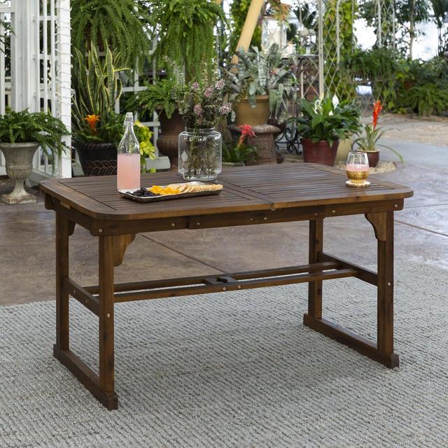 Diboll Extendable Wooden Dining Table