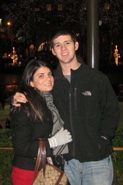 Our first visit to the Rockefeller Christmas Tree in December 2008 when we were only 19 years old