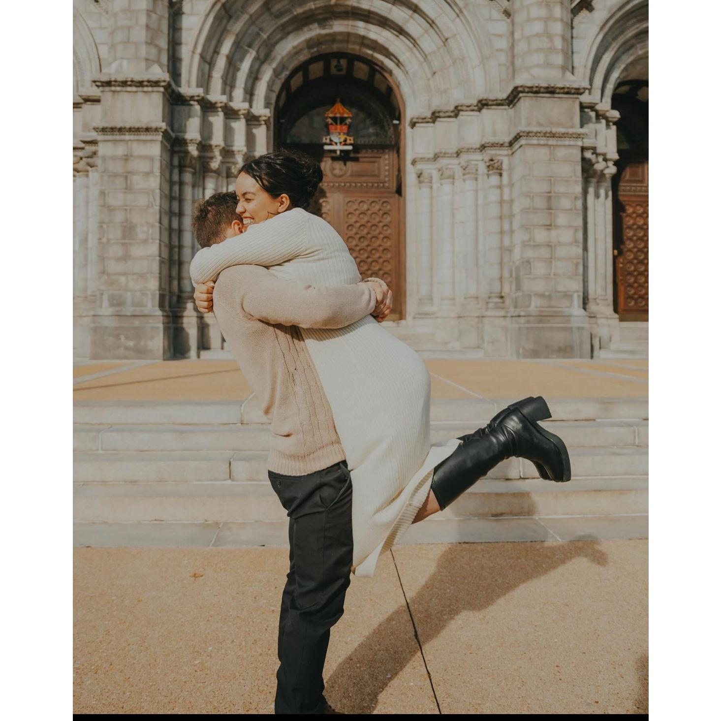 We are overjoyed and can't wait for the BIG day!