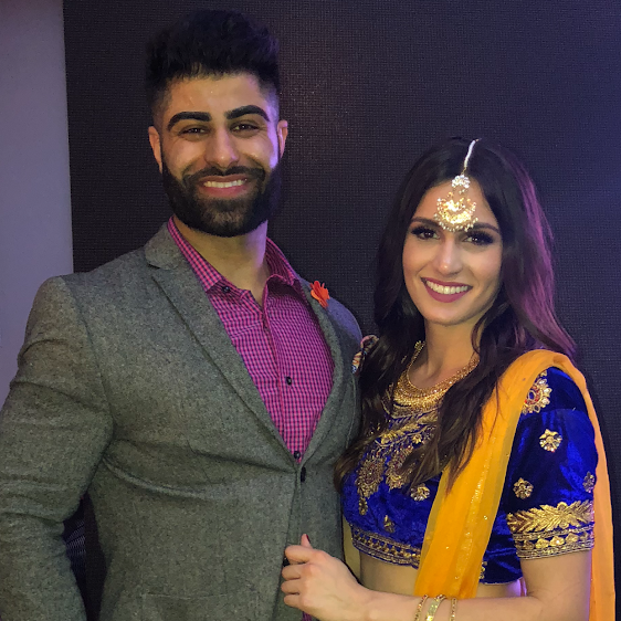 We met at a mutual friend's wedding.  Never would I have thought that we's be tying the knot on the same day, just three years later.