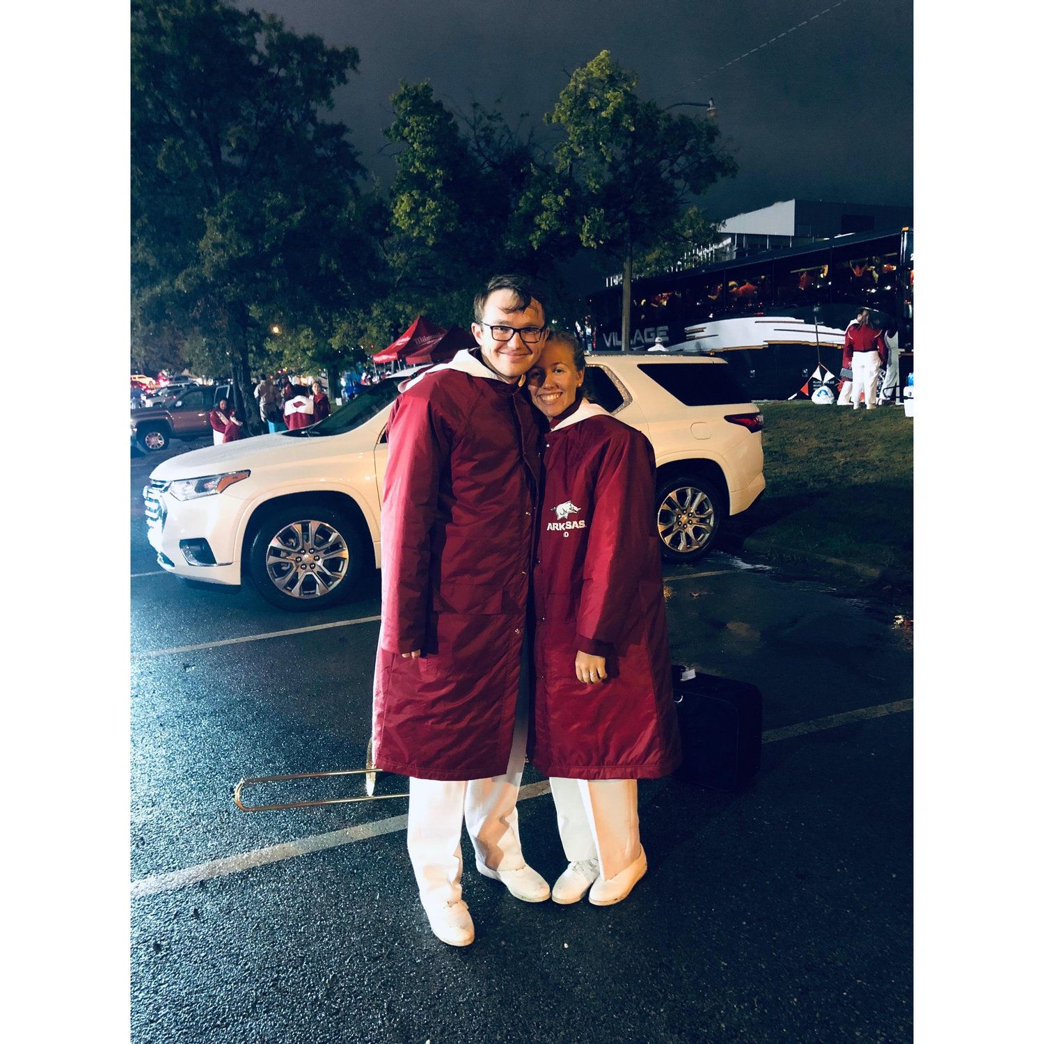 It wouldn't be the annual Little Rock football game without horrible weather! Fall 2018.