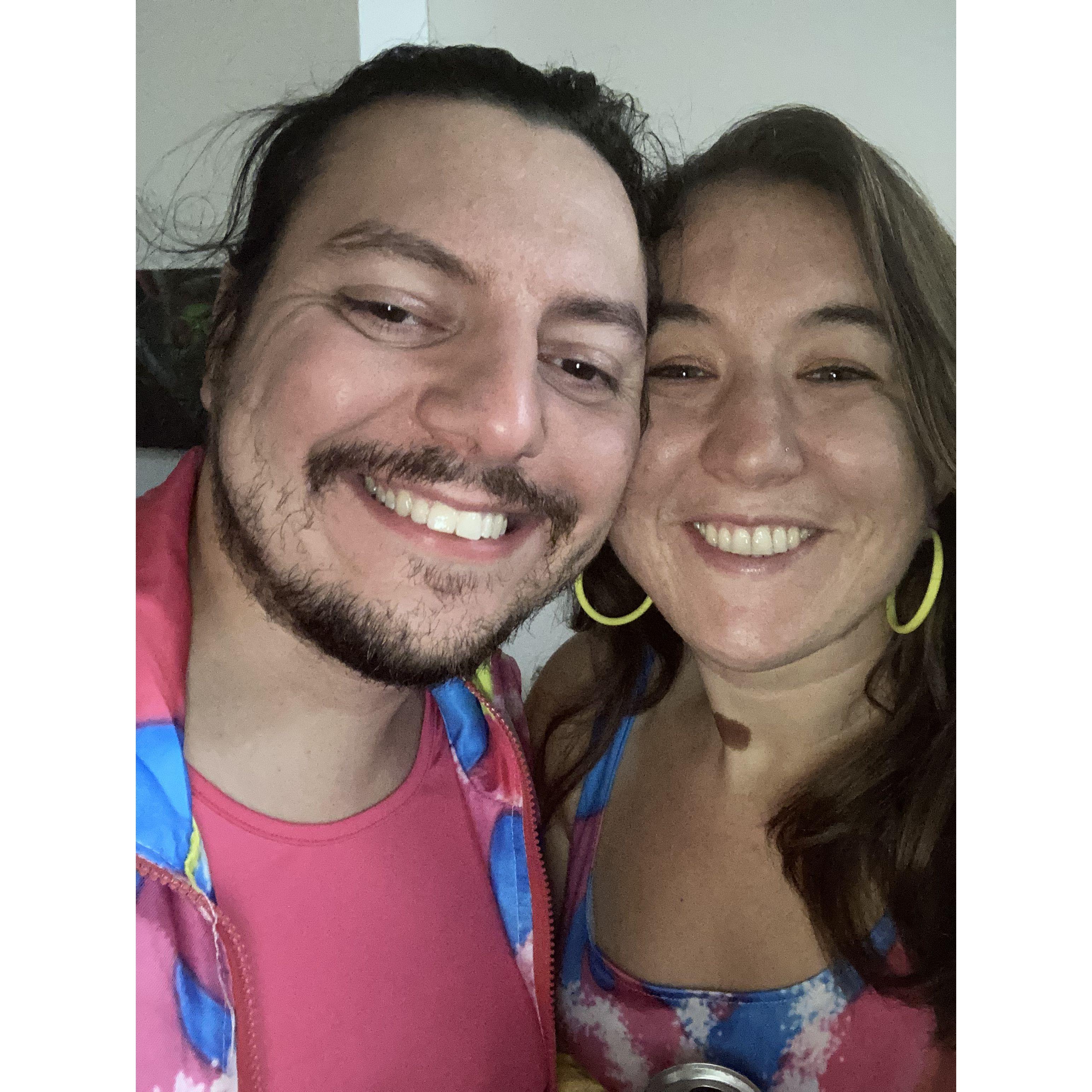 Dressed as Barbie and Ken - Halloween 2023