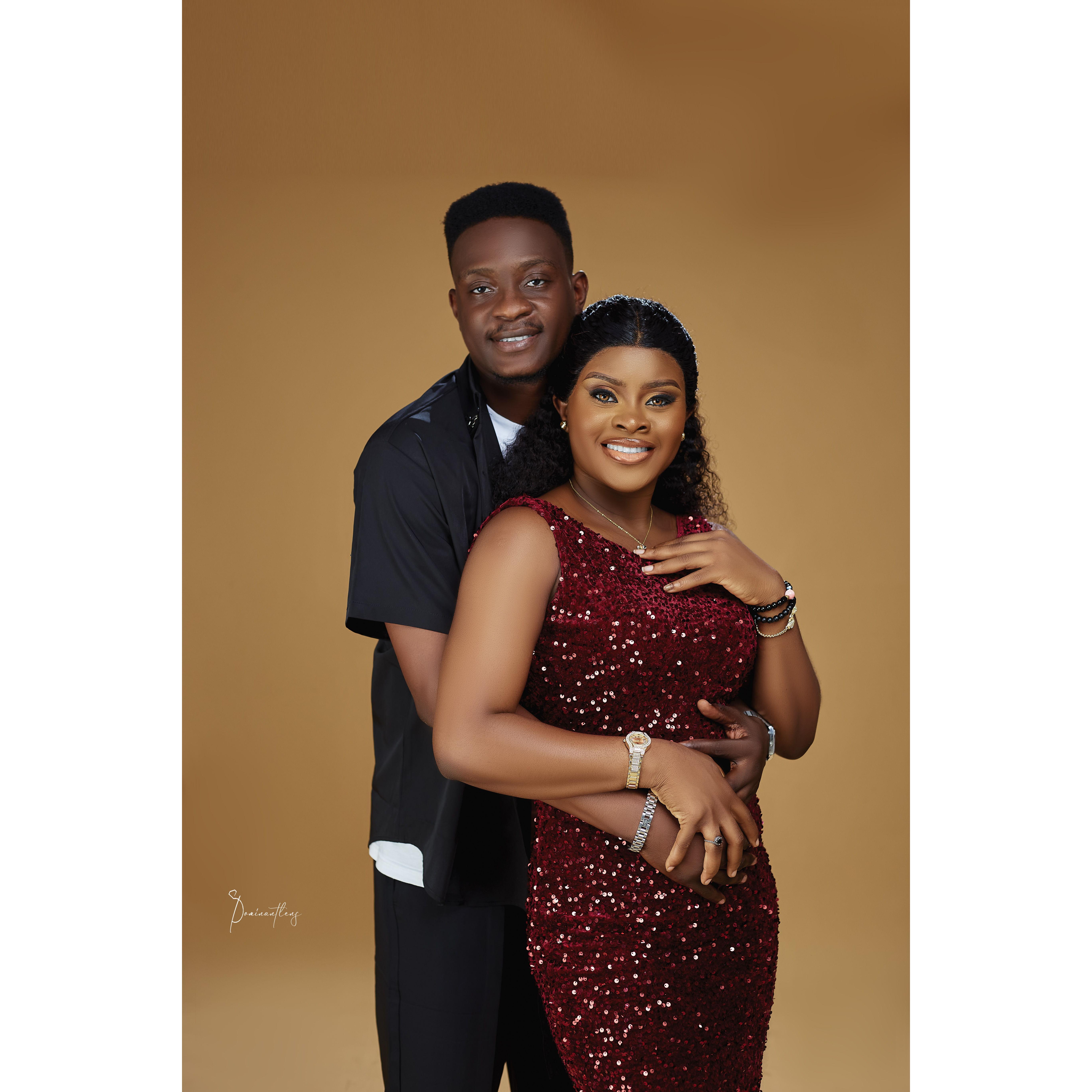 He saw me in makeup for the first time. While I was applying it, he looked at me and sent a message on WhatsApp, asking if the makeup was excessive. However, by the end, he was truly impressed.