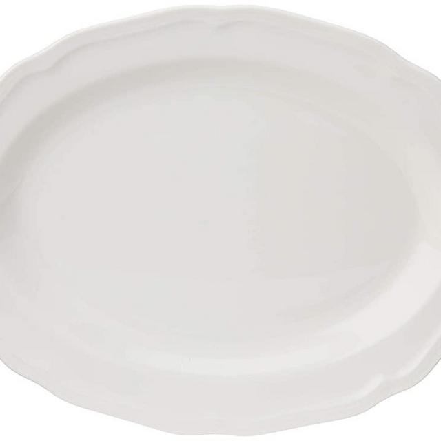 Mikasa Antique White Oval Serving Platter, 14-Inch - HK400-714