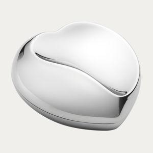 Heart Box in polished stainless steel, Georg Jensen
