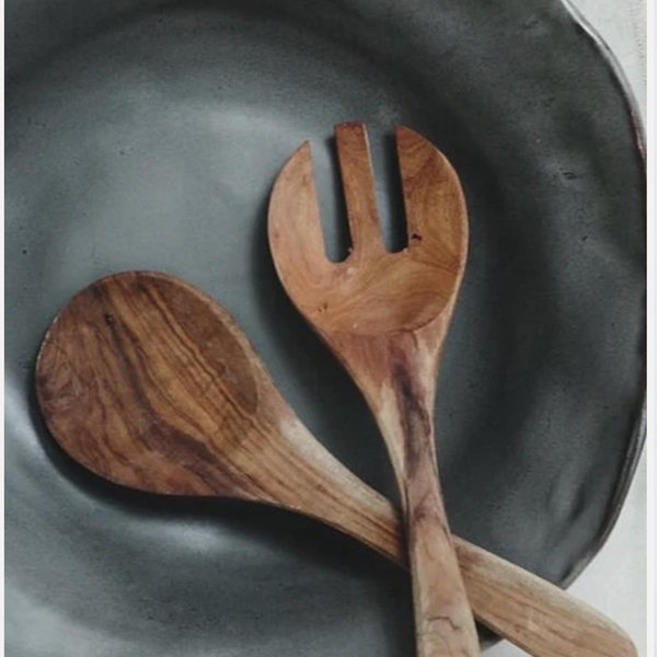 Piatra Serving Bowl - Gunmetal