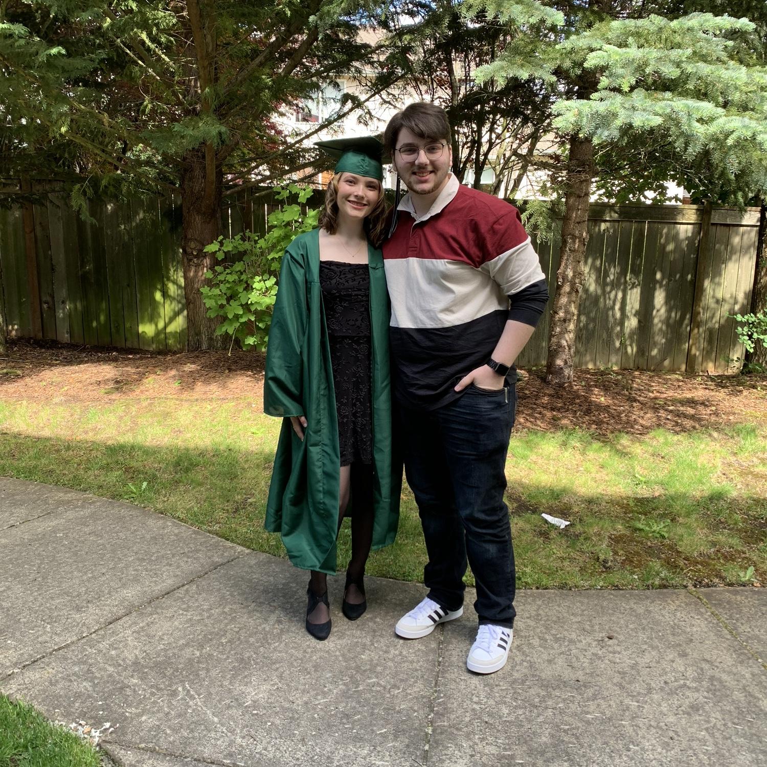She just had to have her graduation on my birthday, 2022