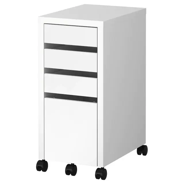 MICKEDrawer unit/drop file storage, white13 3/4x29 1/2 "