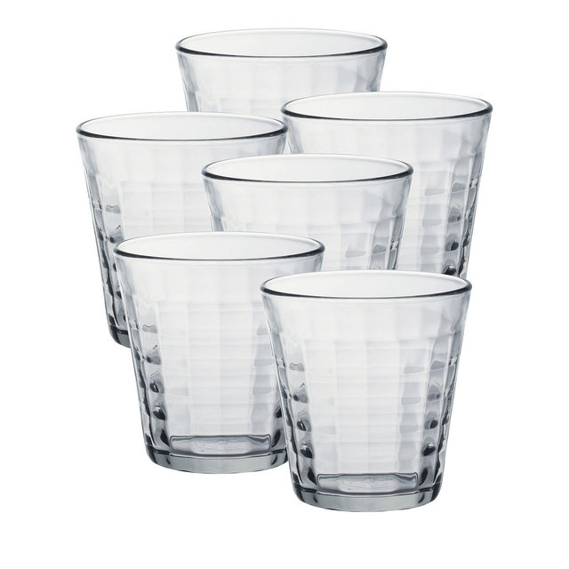 Duralex Prisme Clear 9.25 oz. Tumbler, Set of 6