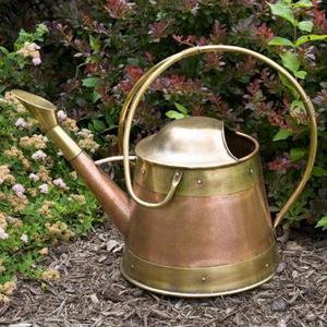 Conical Hammered Copper Watering Can