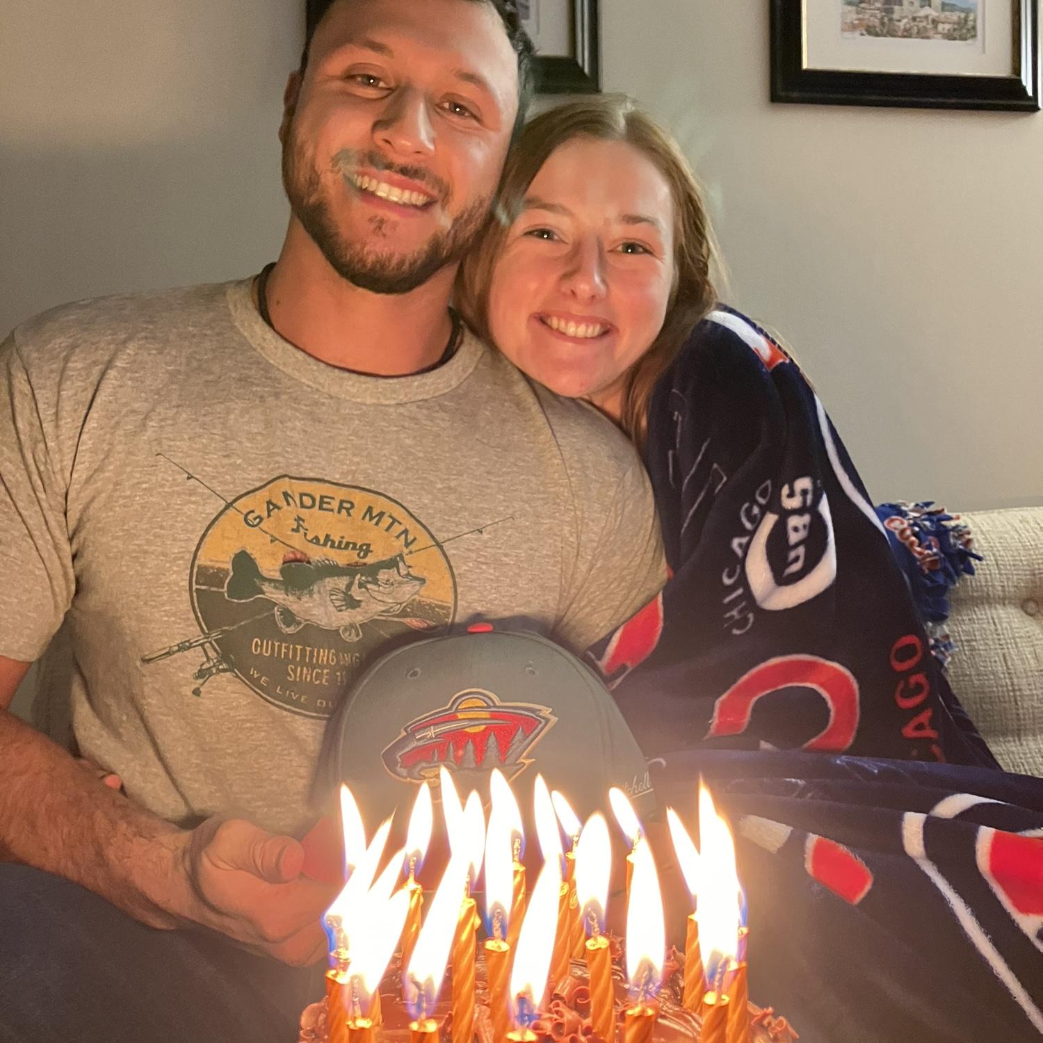 November 15, 2024
Jace and Kiera share the same birthday. Isn’t that crazy? They are only 3 years apart to the day. The 15th is not their birthday it’s the 14! They were celebrating at the Wild game.