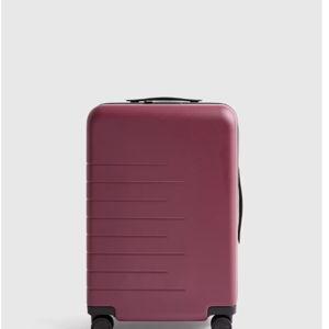 Expandable Carry-On Suitcase in Wine