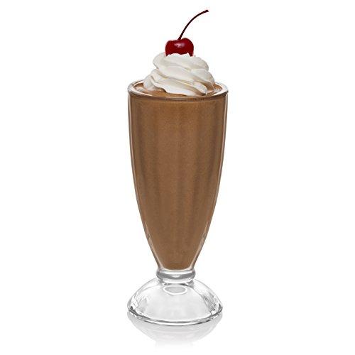 Libbey Fountain Shoppe Milkshake Glasses, Set of 6