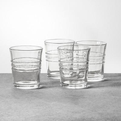 4pk 8oz Glass Cup Clear - Hearth & Hand™ with Magnolia