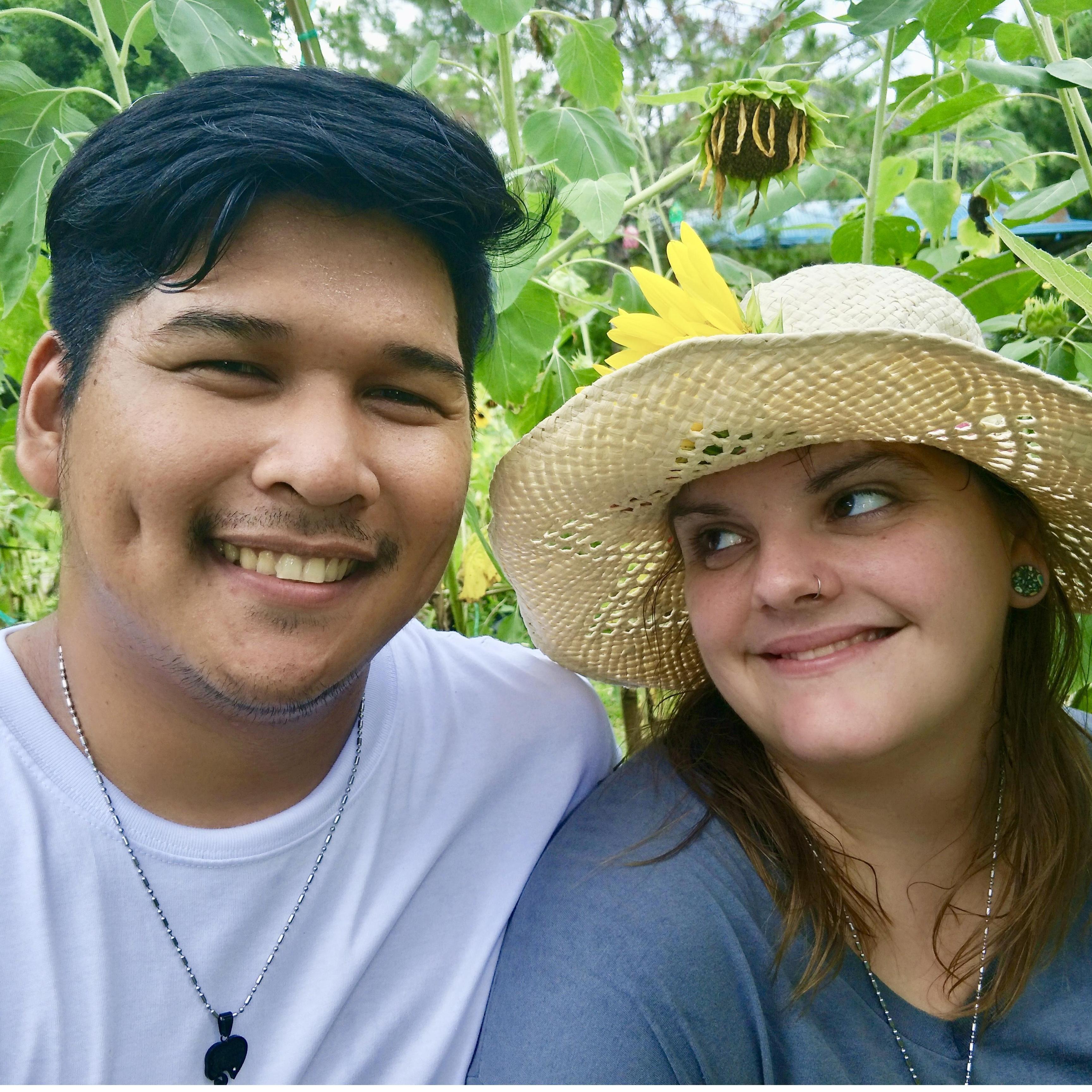 Sunflower Festival at the botanical gardens in Clark, Pampanga, Philippines.