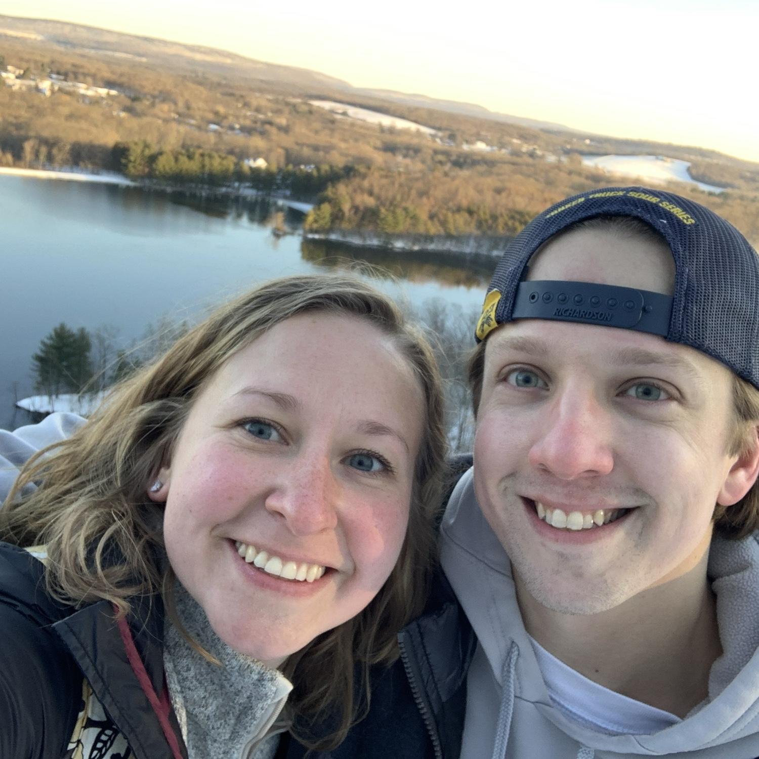 Our first ever photo together