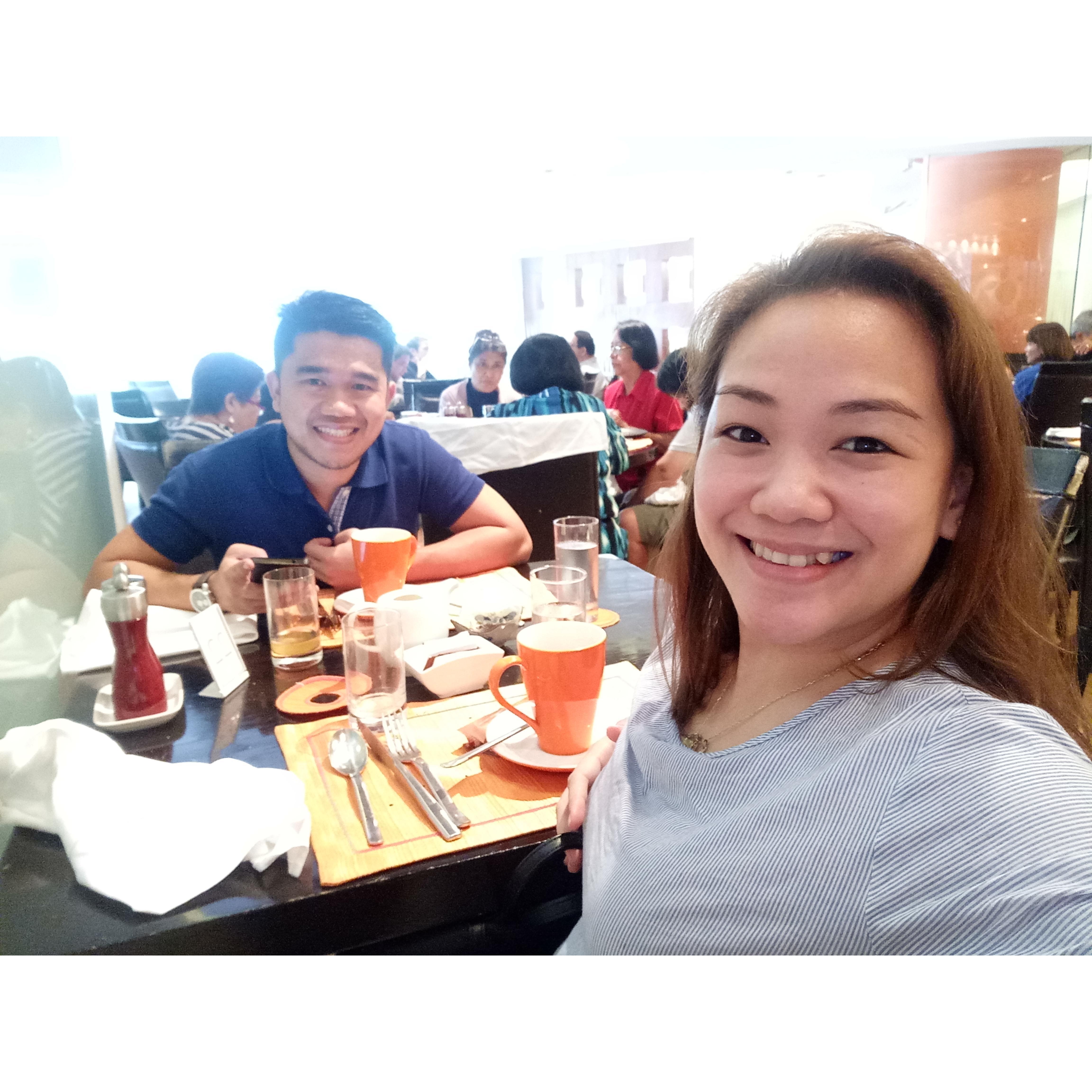 Dinner at Circles.
