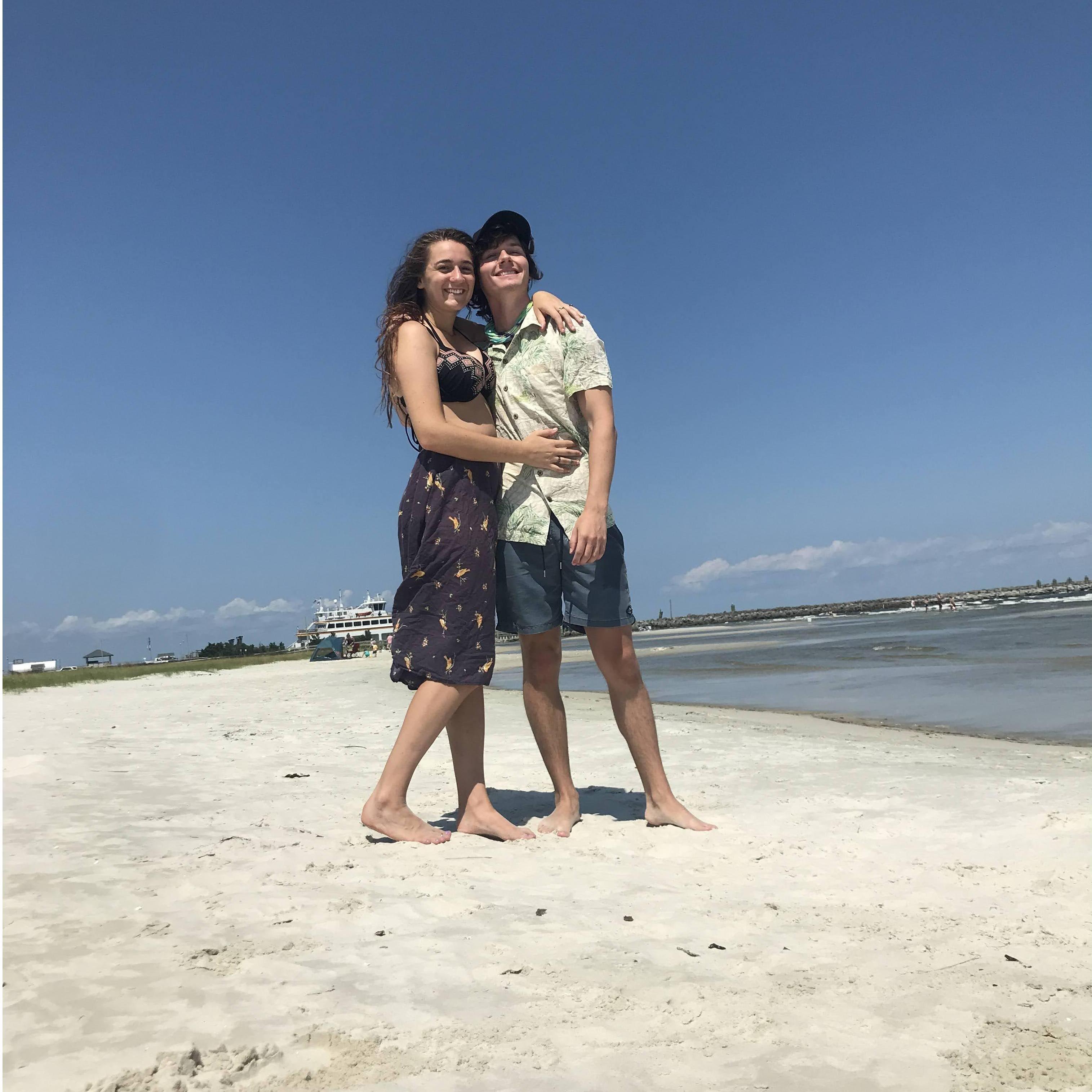 The first photo of us together