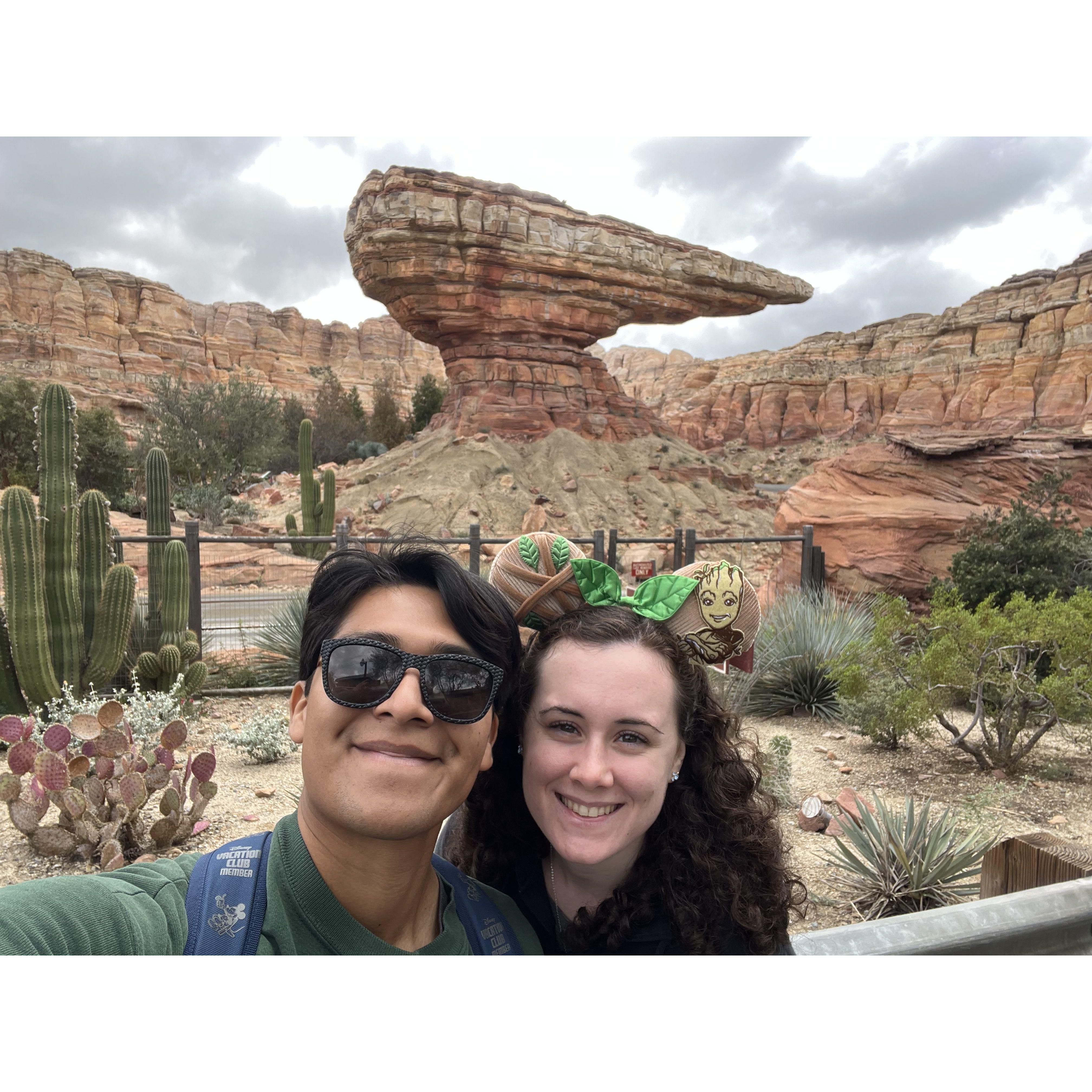 Cars Land at Disney California Adventure, February 2023