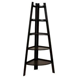 Danya B. - Five Tier Corner Ladder Display Bookshelf
