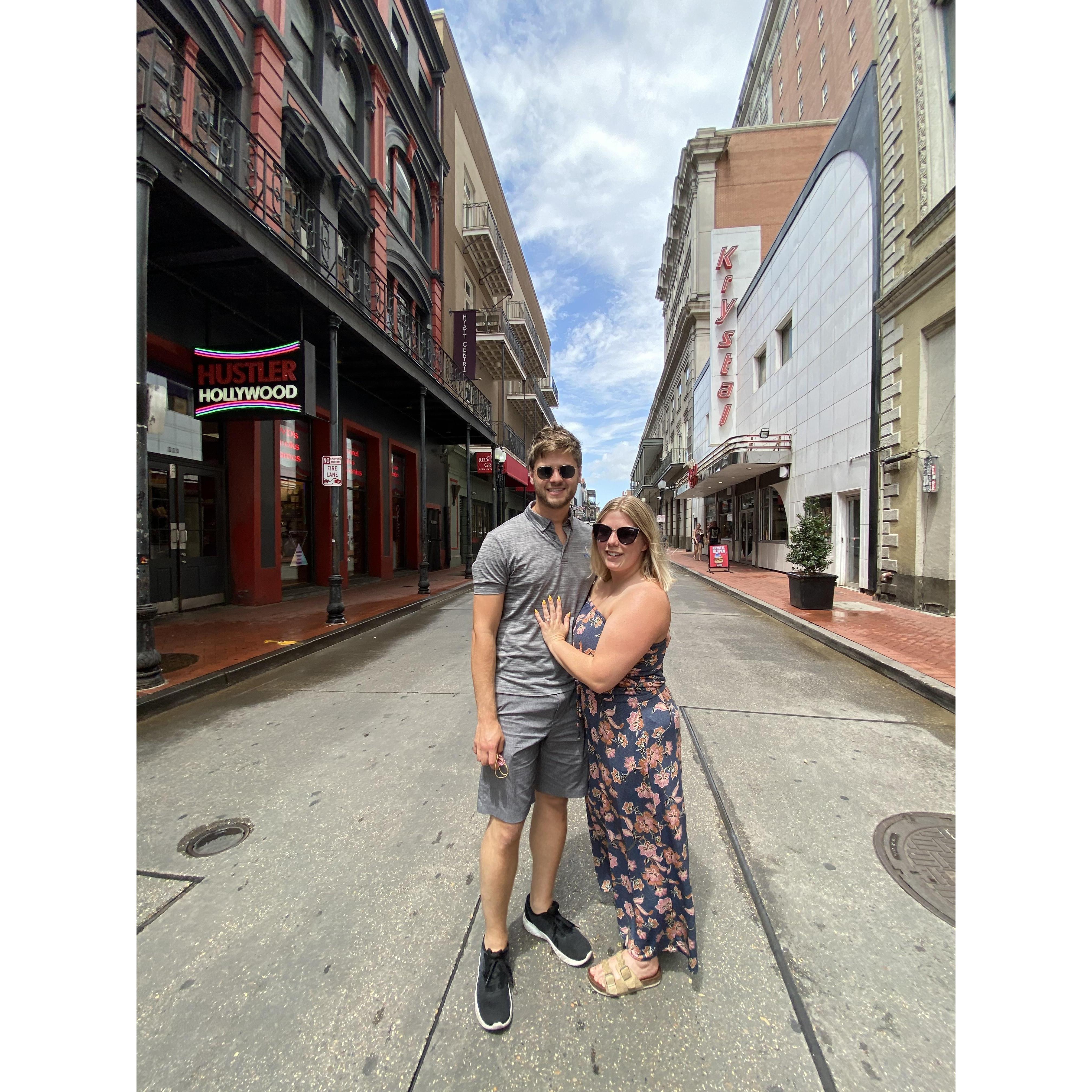 Bourbon Street, New Orleans, Louisiana. Summer 2020.