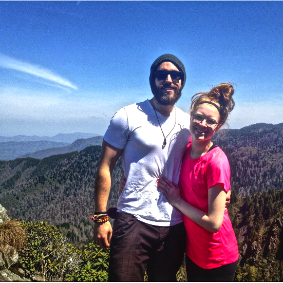 Hiking part of the Appalachian Trail in the Smoky Mountains of Tennessee!