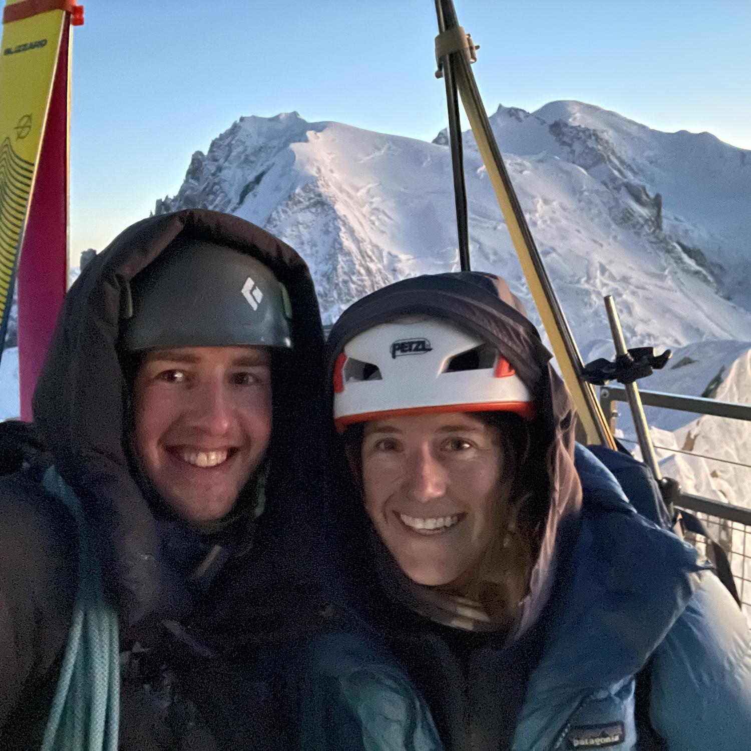 Aiguille du midi with 1000 yard stares. 
France 2024
