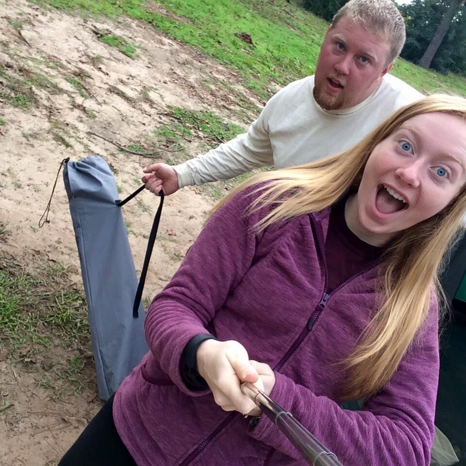 Our first of many camping trips