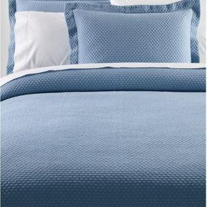 Queen Organic Honeycomb Matelassé Coverlet