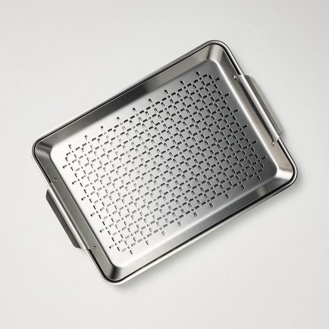 2pc Stainless Steel Grill Pan - Hearth & Hand™ with Magnolia