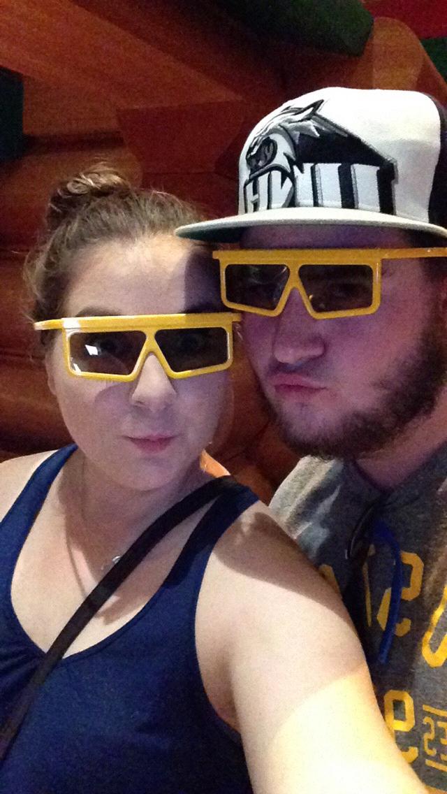 We’re cool. (3D Glasses from Toy Story Mania in Disney)