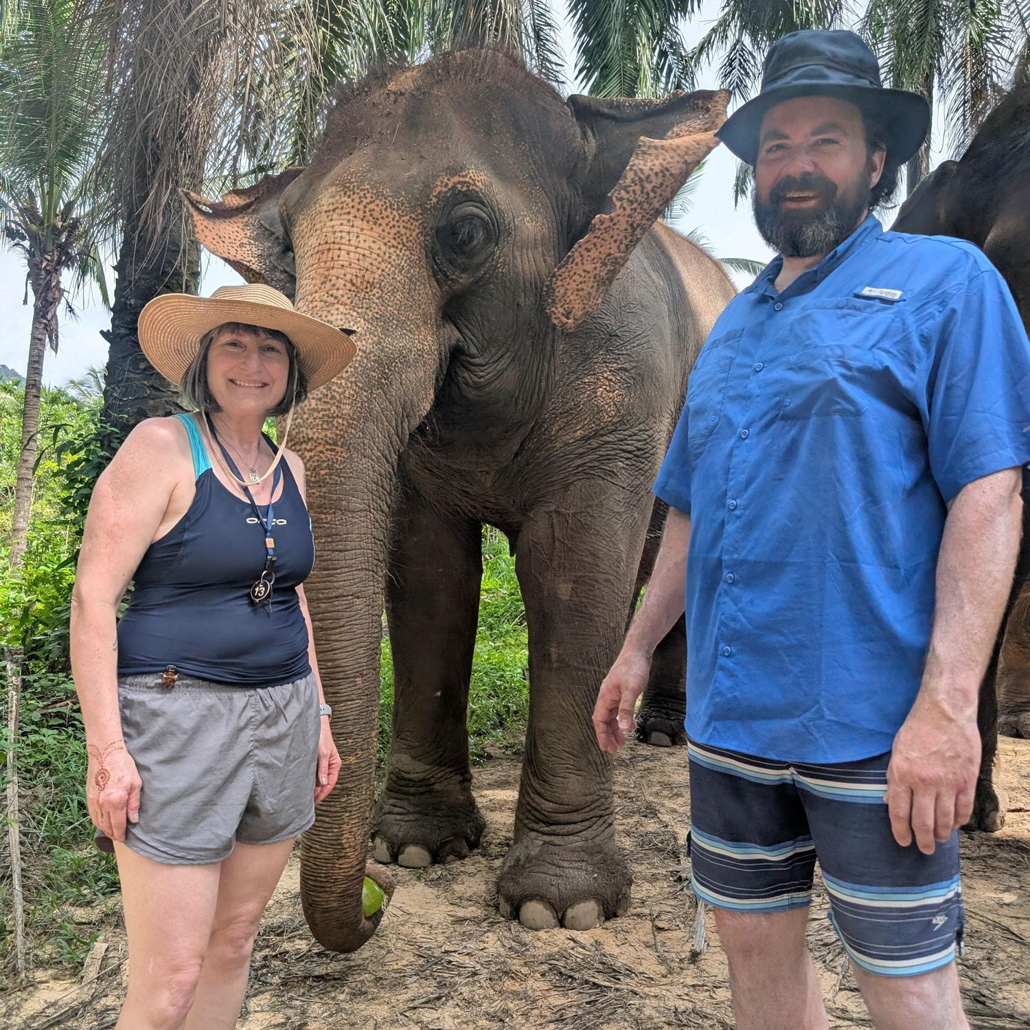 Hanging out in Thailand with our friends