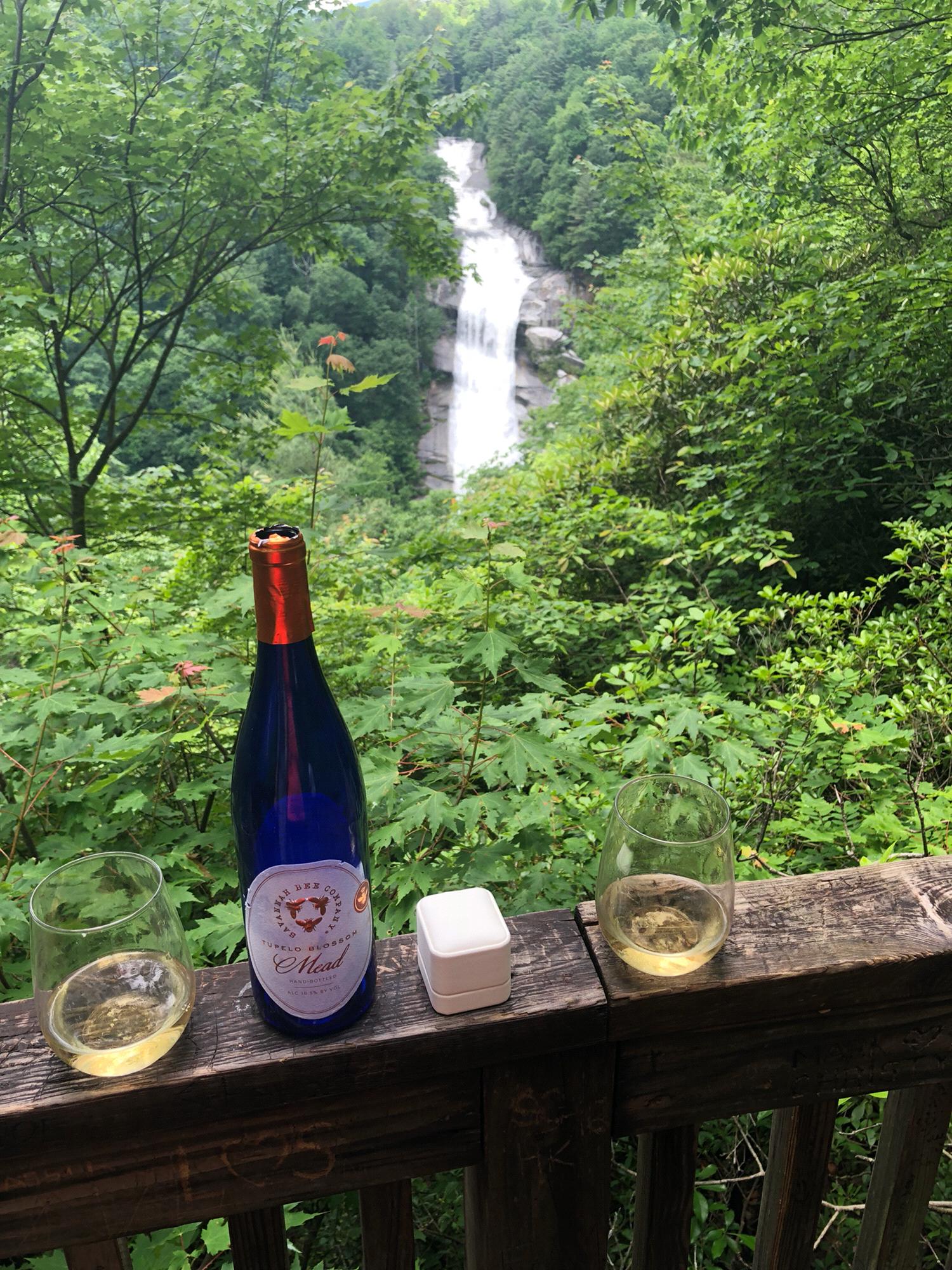 This view, that ring, and a bottle of our favorite Savannah Bee Company Mead 5.26.18