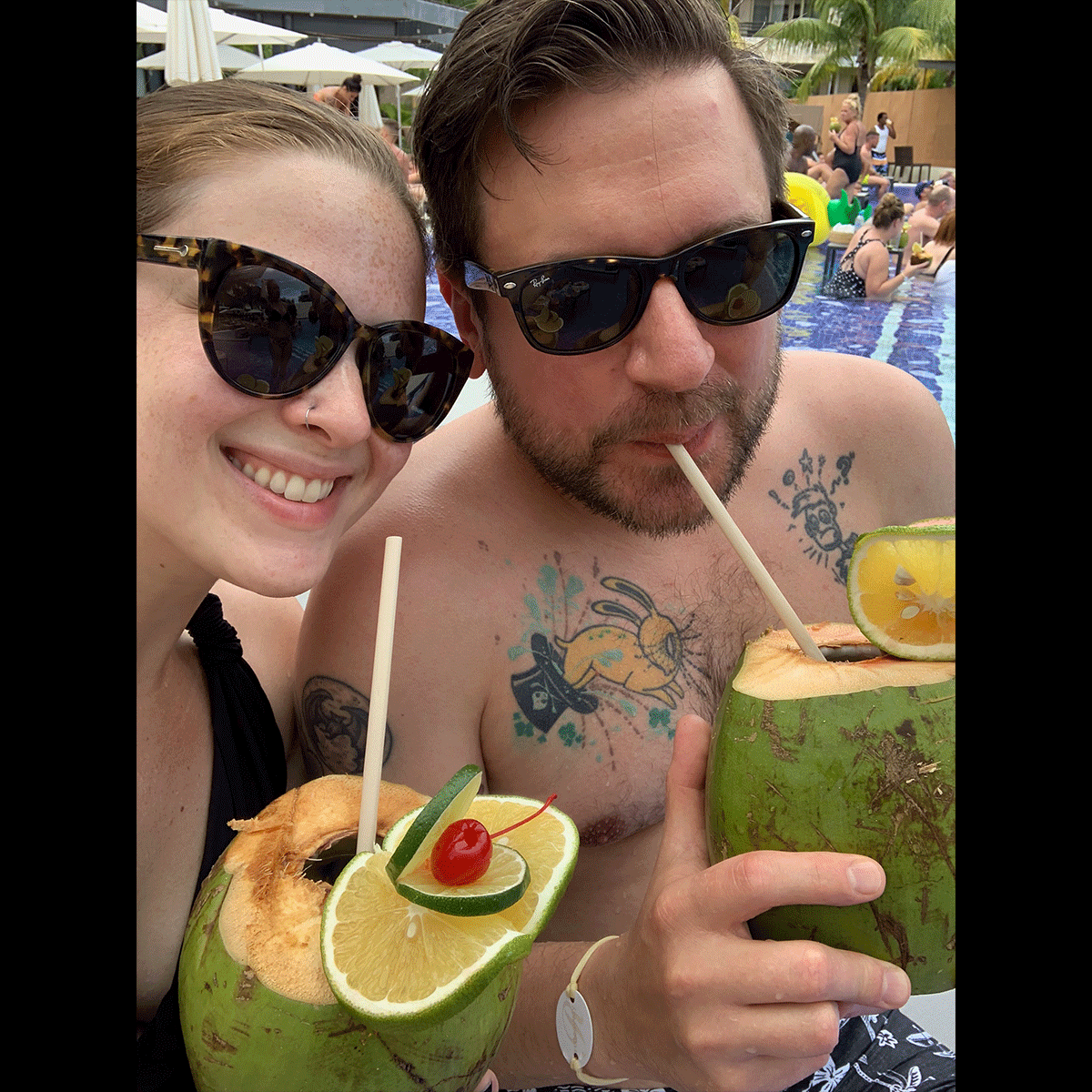 Cocktails in Cancun