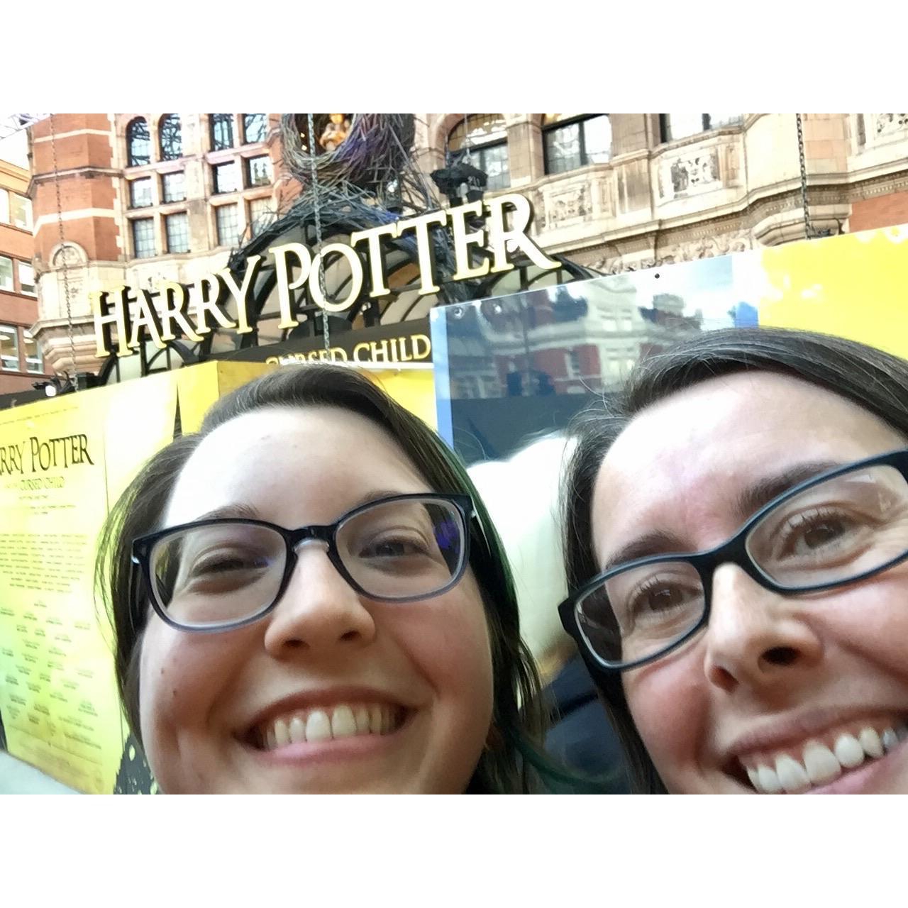 About to see the Harry Potter play in London!