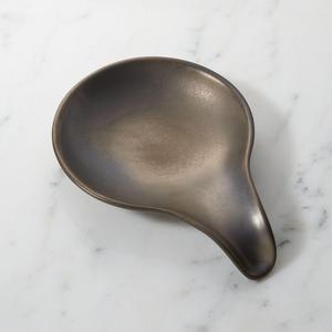 Mason Metallic Glaze Ceramic Spoon Rest