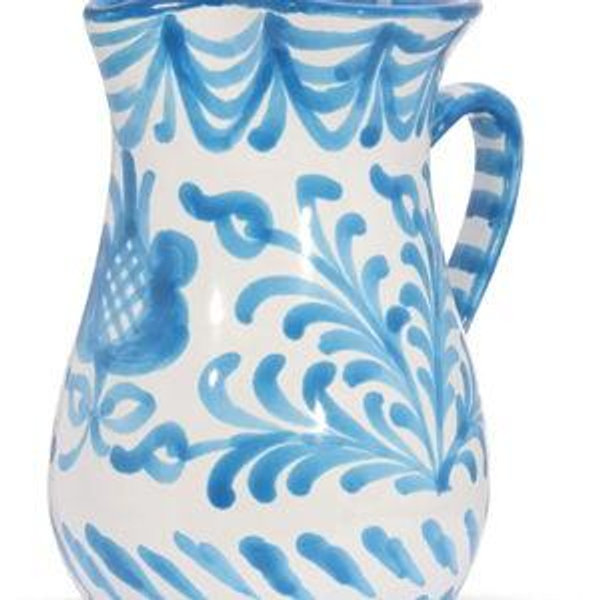 Pomelo Casa Small Pitcher With Hand Painted Designs