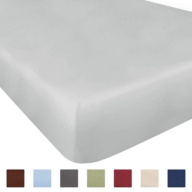 Extra Deep Pocket Fitted Sheet - Single Fitted Sheet Only - Extra Deep Pockets King Size Sheets - Fits 18 In to 24 In Mattress - Extra Deep King Fitted Sheet - Deep Pockets that Actually Fits Mattress