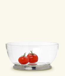 Match ~ Round Crystal Bowl Large, Price $295.00 in Dallas, TX from The Ivy House