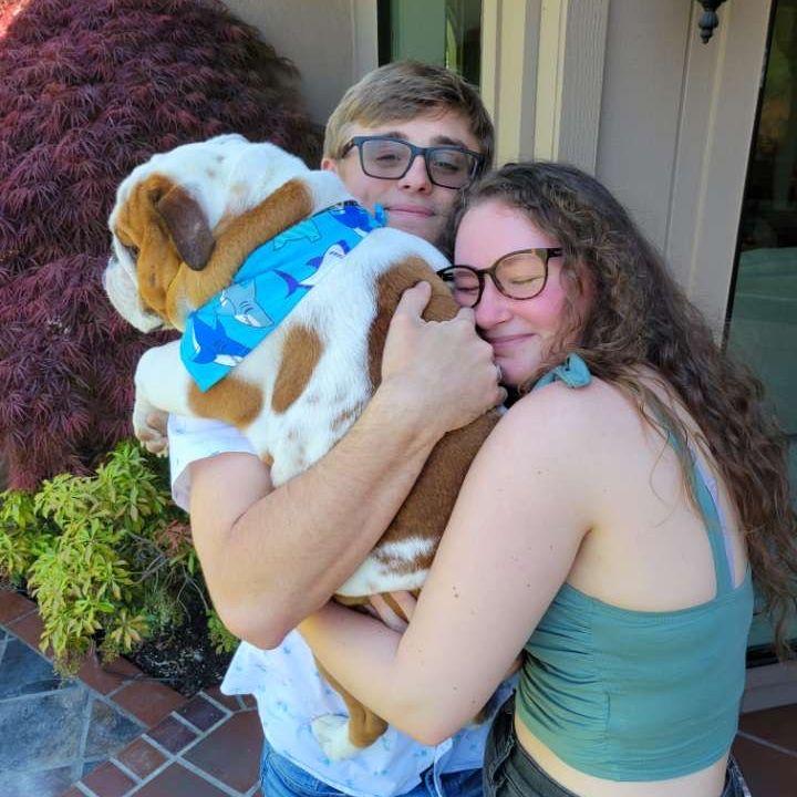 Family hug!