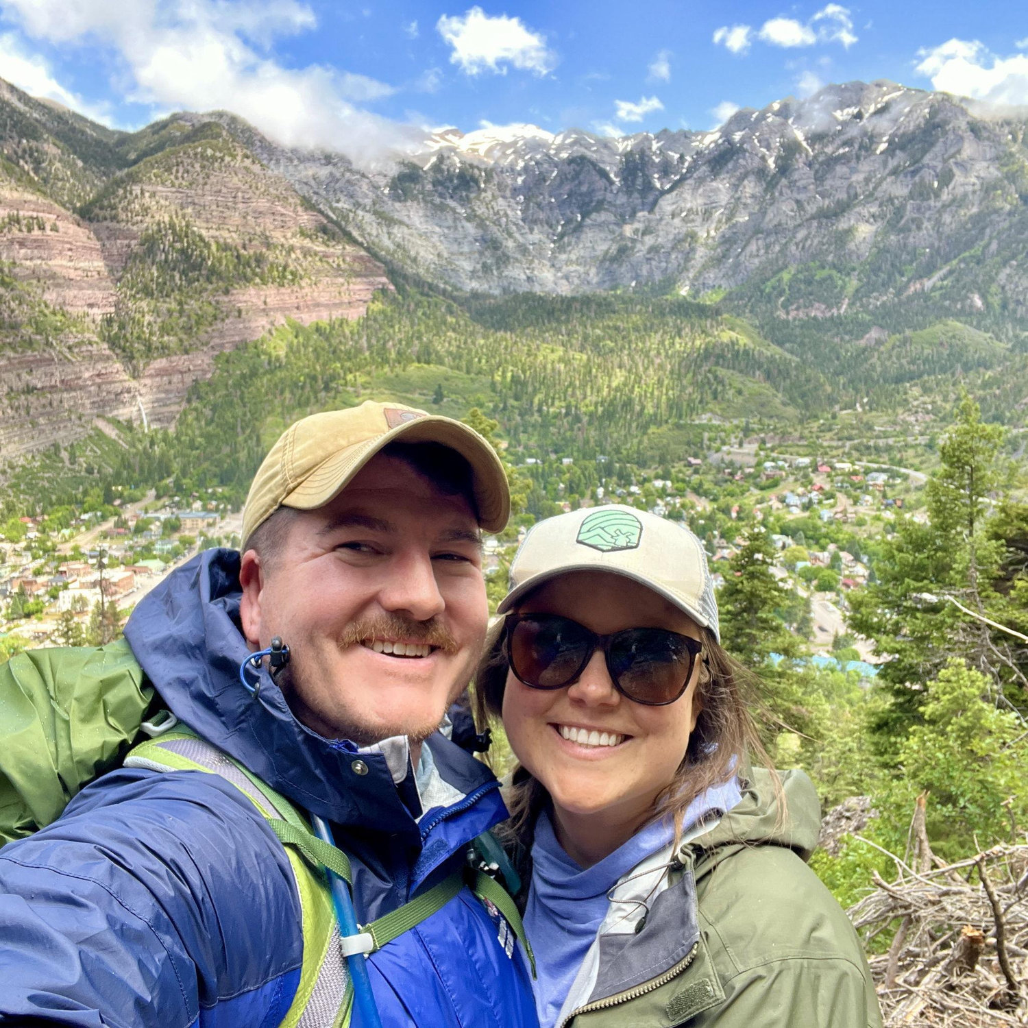Exploring Ouray and Telluride while celebrating our birthdays! Fun fact! Sarah is exactly 5 days older than Clayton.