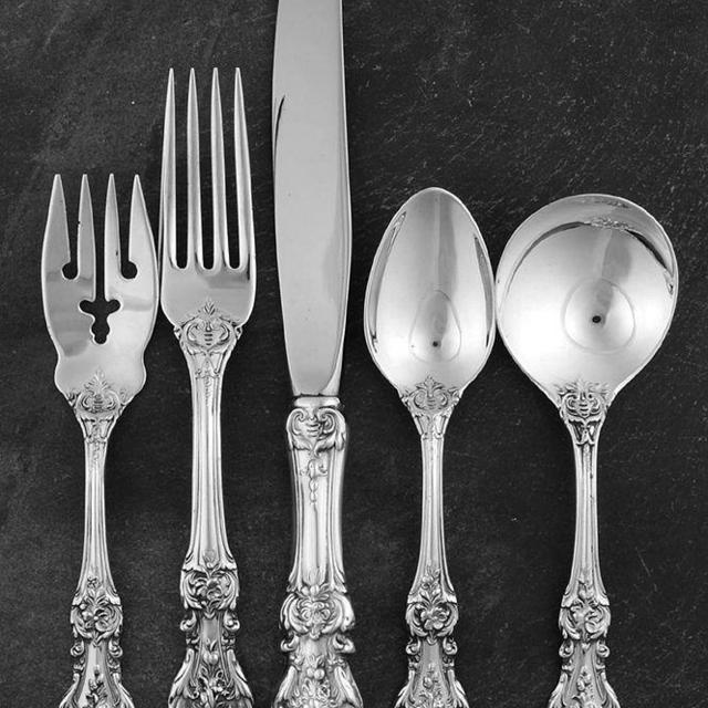 Reed & Barton, Sterling Silver "Francis I", 5 Piece Setting