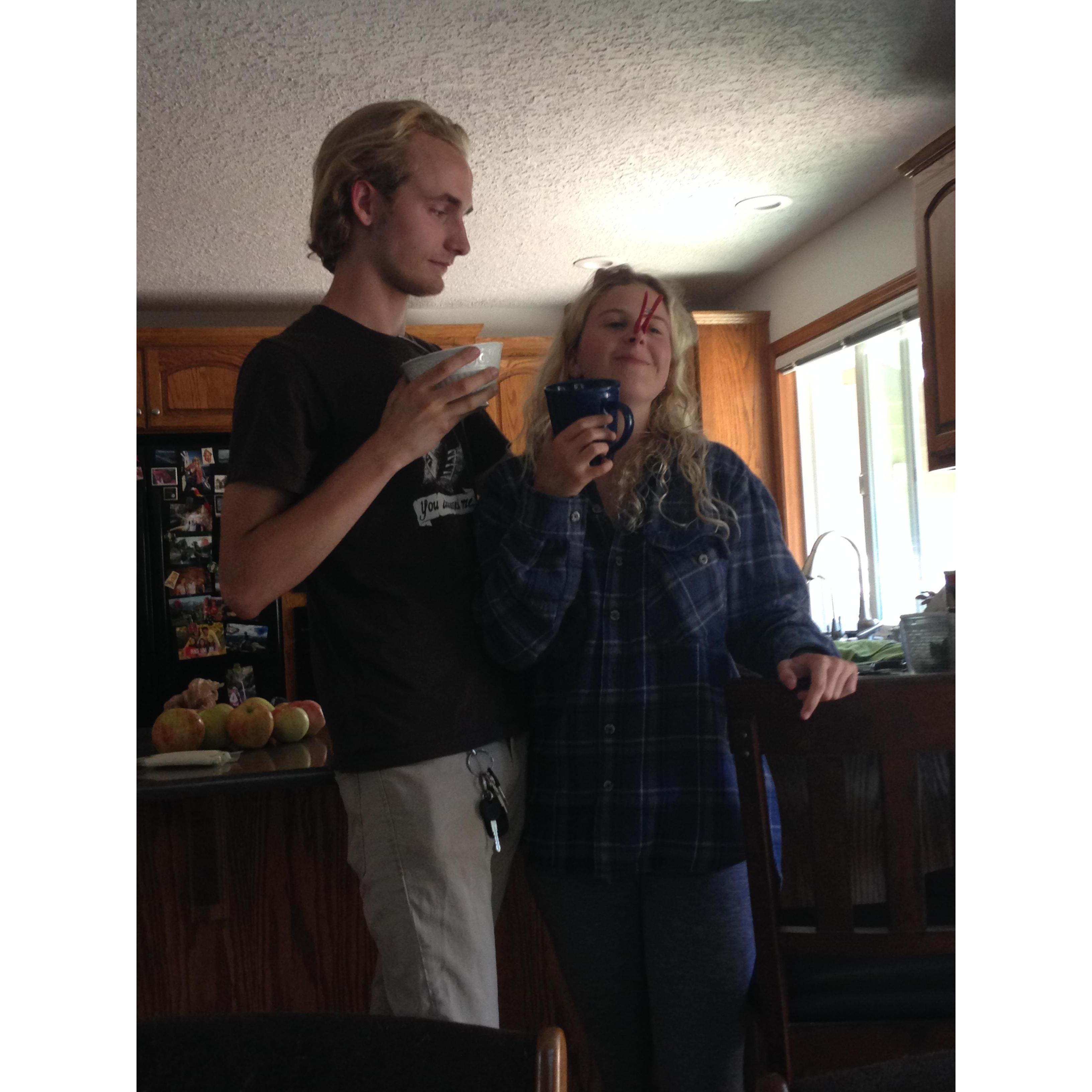 Everyday silliness (Easter photo from 2017)
