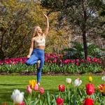 Yoga at Airlie with Kyle’s Aunt Valerie