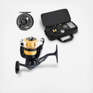Sweepfire-F Spinning Executive Travel Pack Fly Fishing Combo