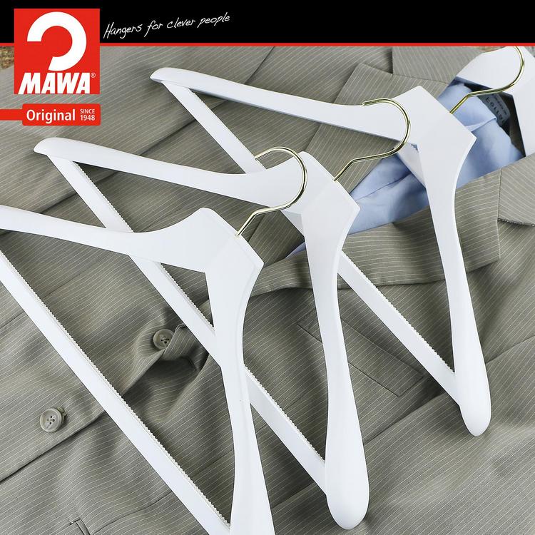 MAWA, Bodyform Shape Clothing Hanger with Wide Shoulder Support, Set of 5 -  Zola