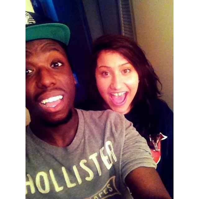 Timothy asked me to be His girlfriend two days later , this is actually the first picture we took together